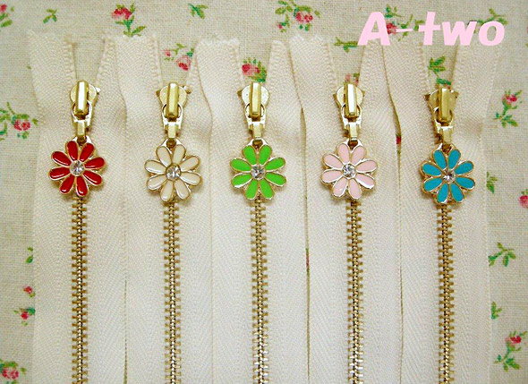 マーガレットファスナー 5本セット