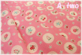 ファンシースカラップ　ピンク　AT826284-A　（約110cm幅×50cm）