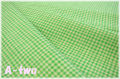 MICAEL MILLER　GINGHAM PLAY　LEAF　CX7161-L　（約110cm幅×50cm）