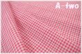 MICAEL MILLER　GINGHAM PLAY　CX7161-PINK　（約110cm幅×50cm）