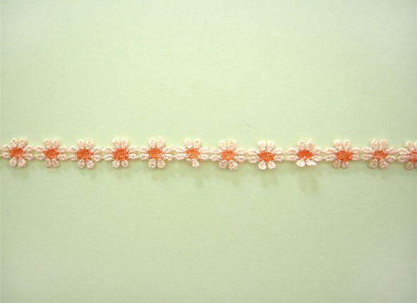 フラワーレース　（1m）　オレンジ×オレンジ