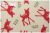 moda　DEER CHRISTMAS　Deer 小　生成り×レッド　31164-11　（約110cm幅×50cm）