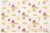 WINDHAM FABRICS　SUGAR SACK2　チューリップ　生成り　51450-8　（約110cm幅×50cm）