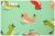 moda　Early Bird　VINTAGE BIRDS　AQUA　55192-12　（約110cm幅×50cm）