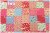 ストロベリーパッチ　レッド×ブルー　（約110cm幅×50cm）