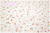 ミニミニチェリー　生成×カラフル　AT826444-D　（約110cm幅×50cm）