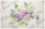 Viola Wreath　生成り×パープル　AT829762-F　（約110cm幅×50cm）
