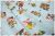 Riley Blake　Christmas Joys　Main　Sky　C12250-S　（約110cm幅×50cm）