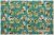 MICAEL MILLER　HAPPY KIDS TURQUOISE　CX10904-TURQ　（約110cm幅×50cm）