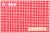 MICAEL MILLER　GINGHAM PLAY　CX7161-CHER　（約110cm幅×50cm）