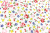 Happy Message 30's　バラ　生成り×レッド　HM10552-A（約110cm×50cm）