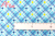 Happy Message 30's　バイアスチェック　ブルー　HM10554-C（約110cm×50cm）