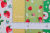 双日ファッション　Happy Message 30's 2  ストロベリーストライプ　グリーン　HM10648-E（約110cm幅×50cm）