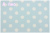 Happy Sweet Collection　ドット　ブルー　HS1284-101　（約110cm幅×50cm）
