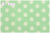 Happy Sweet Collection　ドット　グリーン　HS1284-103　（約110cm幅×50cm）
