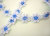 フラワーレース　（1m）　水色×青