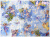 FLOWER FAIRIES　SKY　DM6433　ブルー　（約110cm幅×50cm）