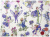 FLOWER FAIRIES　PERI　DM3927　生成り×パープル　（約110cm幅×50cm）