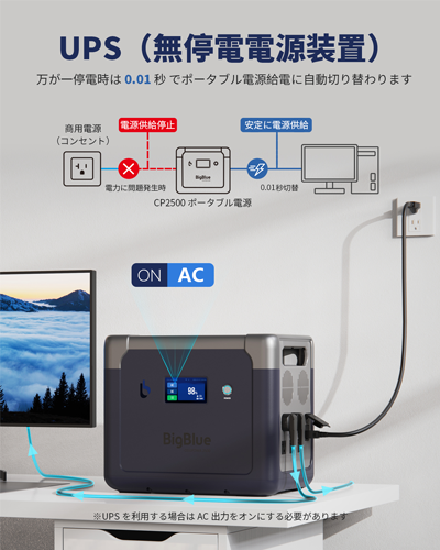 BigBlue CellPowa 2500 エイ・ベック ストア