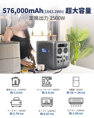 CellPowa2500 超大容量