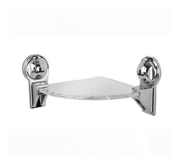 スペースマジック・アクリルコーナーラック　（シルバー）