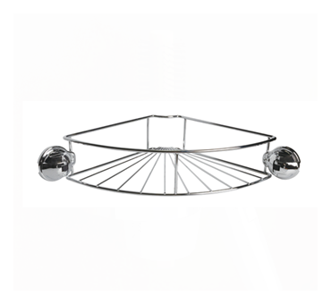 スペースマジック・ワイヤーコーナーラック　（シルバー）