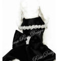 犬服【Emma Rose Design】（エマローズデザイン）Black Glamour