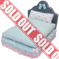 Louisdog（ルイスドッグ）Rosy Bed Blue Stripe ロージー ラグジュアリー ベッド セット☆☆完売しました☆☆