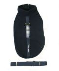 Doggie Design（ドギーデザイン）Navy Blue Fleece Wrap Vest ネイビー ブルー フリース ラップ ベスト