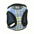 【Doggie Design】B- Ultra Choke Free Pacific Blue Plaid Harness