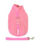 Doggie Design（ドギーデザイン）Pink Fleece Wrap Vest ピンク フリース ラップ ベスト