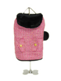 犬服　【NEW YORK DOG】（ニューヨークドッグ）Pink Boucle Coat　ピンク　12インチ