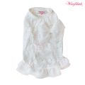 Wooflink（ウーフリンク）ドッグウェア SUMMER DAYS MINI DRESS WHITE サマー デイズ ミニ ドレス ホワイト