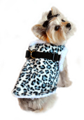 Doggie Design（ドギーデザイン）Snow Leopard Step In Wrap Coat スノー レオパード ラップ コート