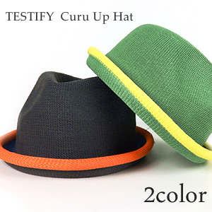 麦わら風　中折れ