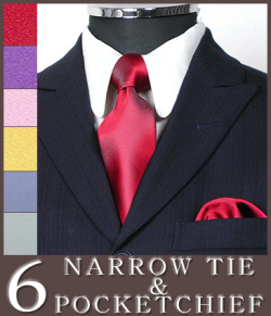 ネクタイ・チーフセット