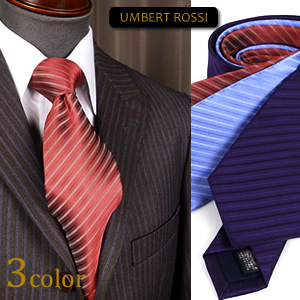 UMBERT ROSSI ストライプネクタイ