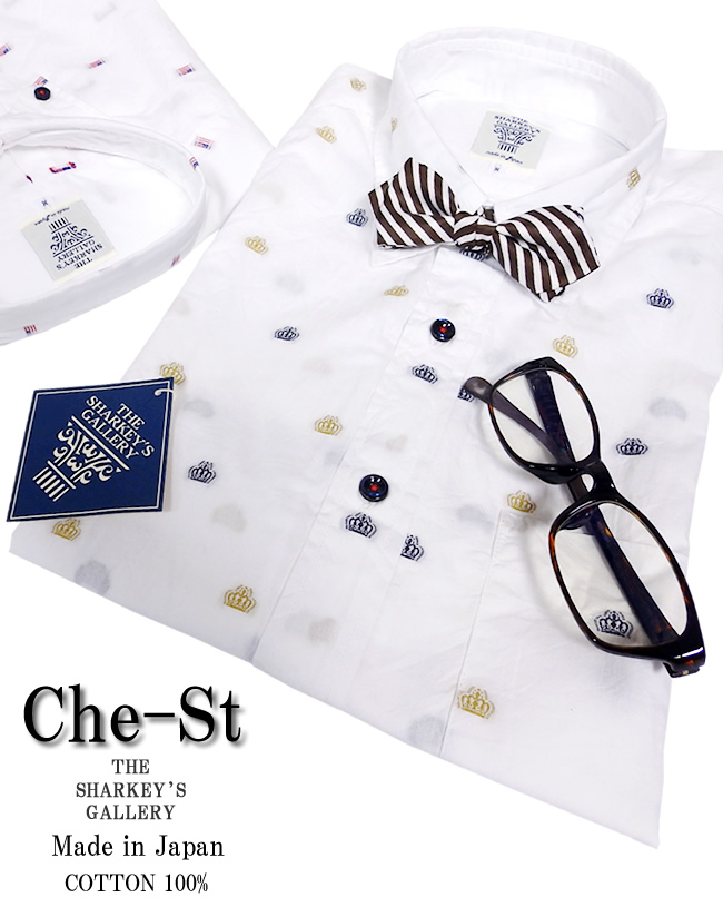 チェストシャツ クラウン/フラッグ