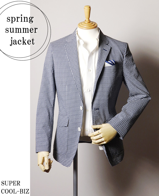 ギンガムチェックジャケット