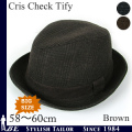 【BIG】Testify Cris Check Tify シャドウチェック 中折れハット