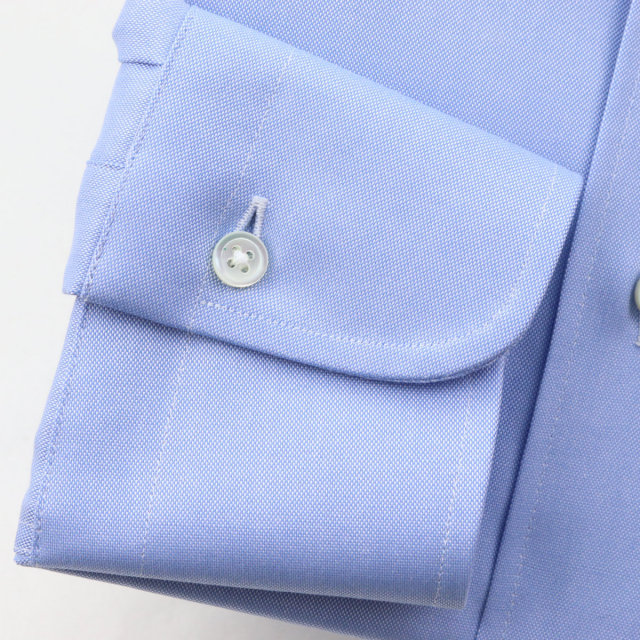 ウィンザーノット ボタンダウンカラー ブルー ロイヤルオックス イージーケア 綿100% 日本製 スリム ドレスシャツ