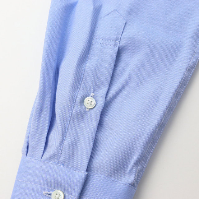 ウィンザーノット ボタンダウンカラー ブルー ロイヤルオックス イージーケア 綿100% 日本製 スリム ドレスシャツ