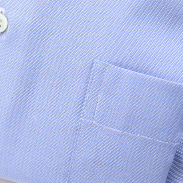 ウィンザーノット ボタンダウンカラー ブルー ロイヤルオックス イージーケア 綿100% 日本製 スリム ドレスシャツ