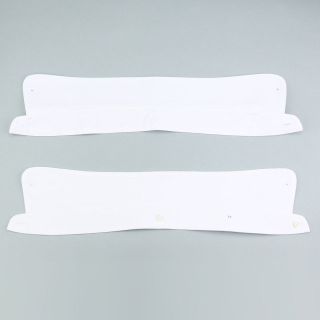 ウィンザーノット デタッチドカラーシャツ用替え襟 ラウンドピンホール 白ブロード 100番手 綿100% 日本製 ドレスシャツ