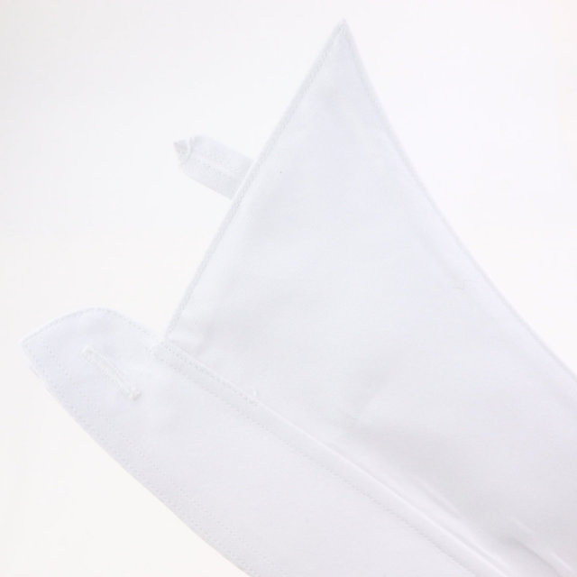 ウィンザーノット デタッチドカラーシャツ用替え襟 タブカラー 白ブロード 100番手双糸 綿100% 日本製 ドレスシャツ 