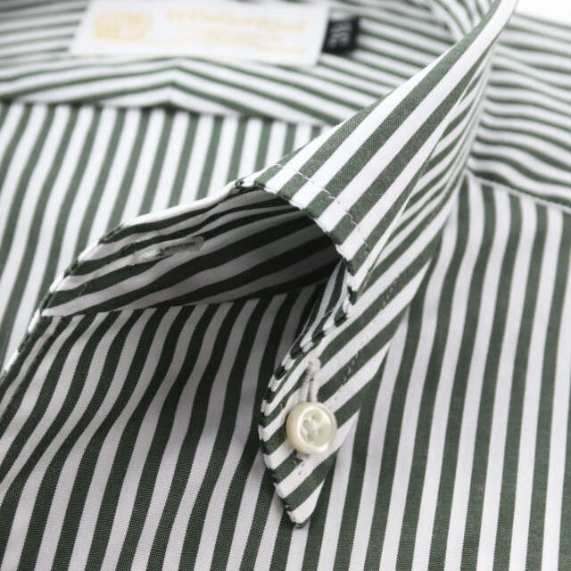 ドレスシャツ ワイシャツ イタリアンカラー シャツ ボタンダウン