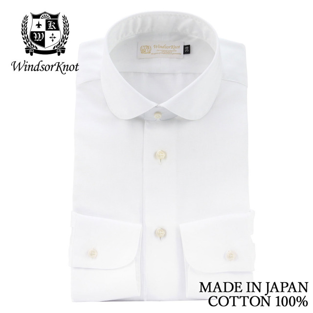 BOURRIENNE Paris X ラウンドカラーシャツ ホワイト 36 美品 BOURRIENNE Paris X(ブーリエンヌ) | ラヴィ フランネル バンド