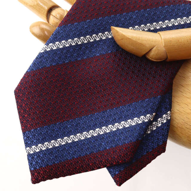 新品　エルメス　ネクタイ　ネイビー　レジメンタル　ベルト　財布　ジャケット 006402T 03_folded_wm_3?size=