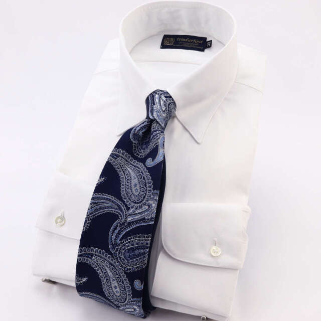 ドレスシャツ タブカラー メンズ ウィンザーノット ビジネスシャツ