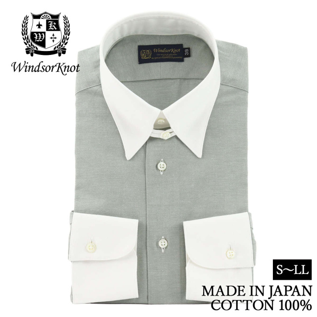 アトリエggリネンダンガリーシャツダブルネーム